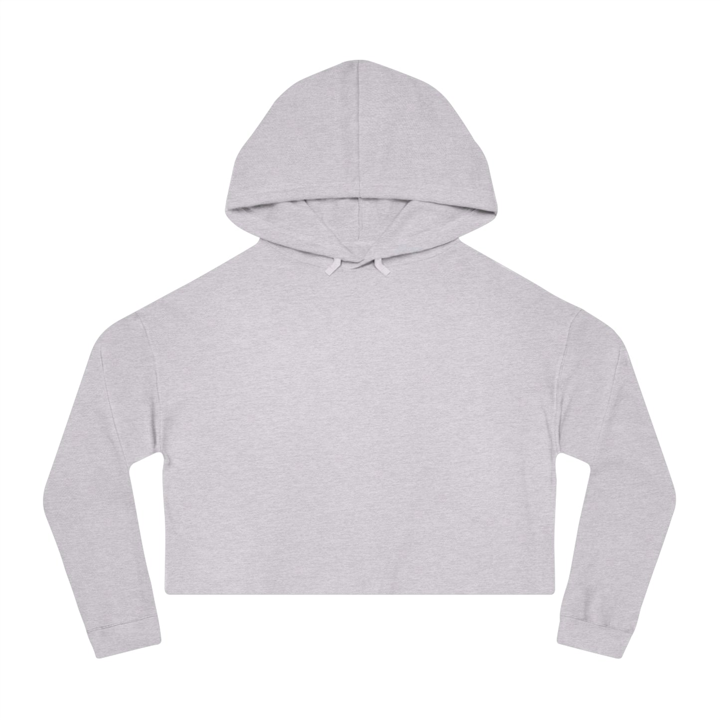 Don't Be That Person - Inspirational Women's Cropped Hooded Sweatshirt (logo on the back)