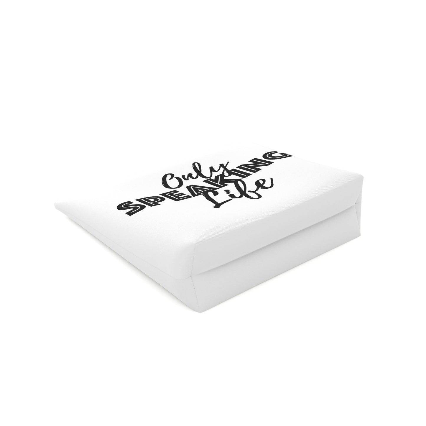 Only Speaking Life Cotton Cosmetic Bag