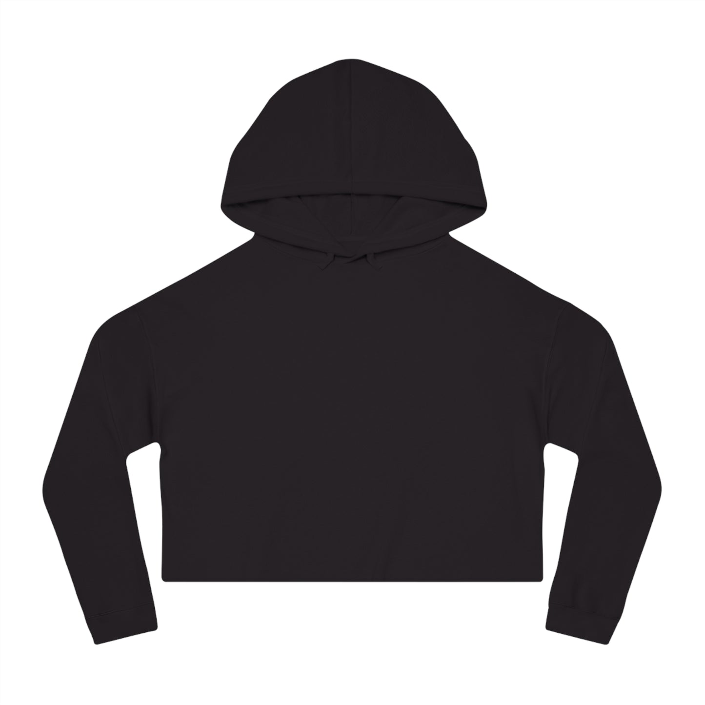 Don't Be That Person - Inspirational Women's Cropped Hooded Sweatshirt (logo on the back)
