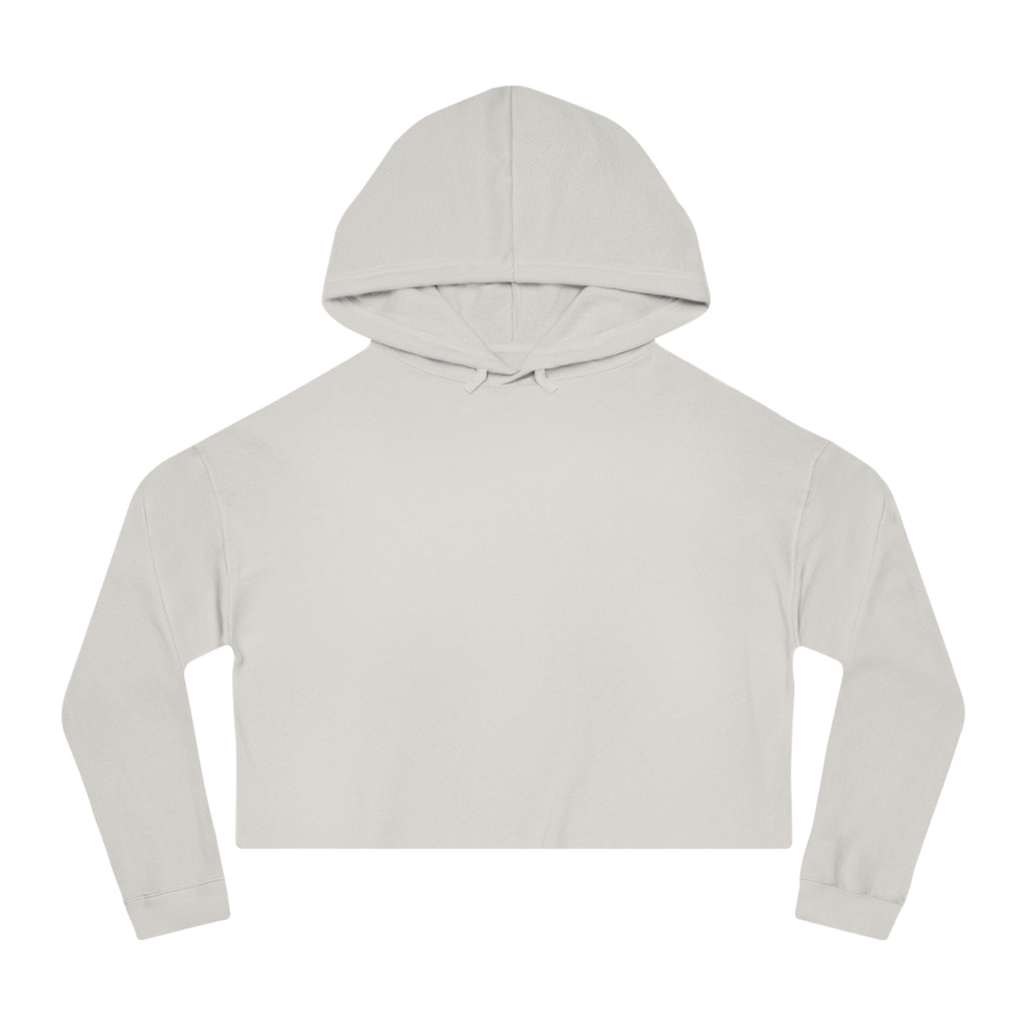 Don't Be That Person - Inspirational Women's Cropped Hooded Sweatshirt (logo on the back)