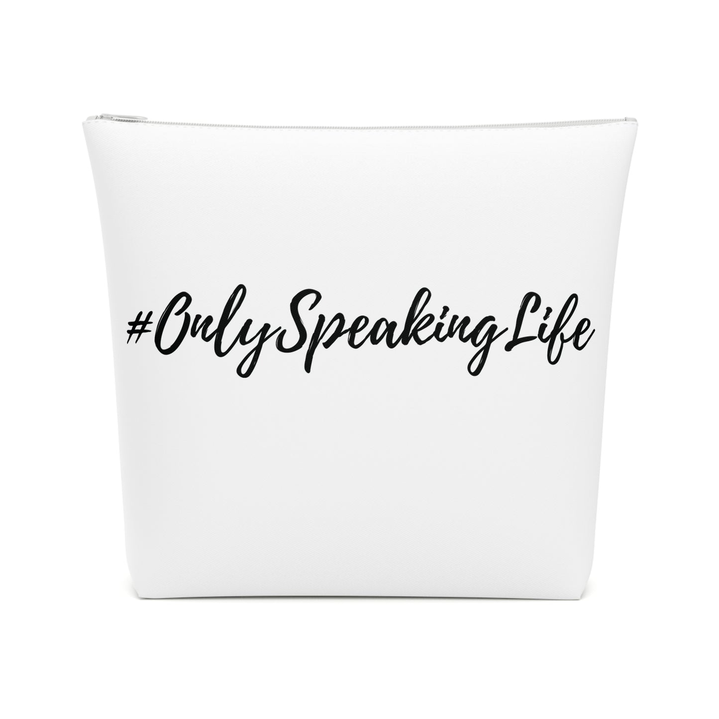 Only Speaking Life Cotton Cosmetic Bag