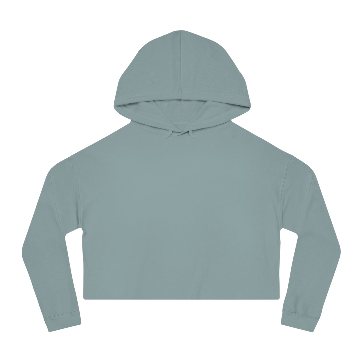 Don't Be That Person - Inspirational Women's Cropped Hooded Sweatshirt (logo on the back)
