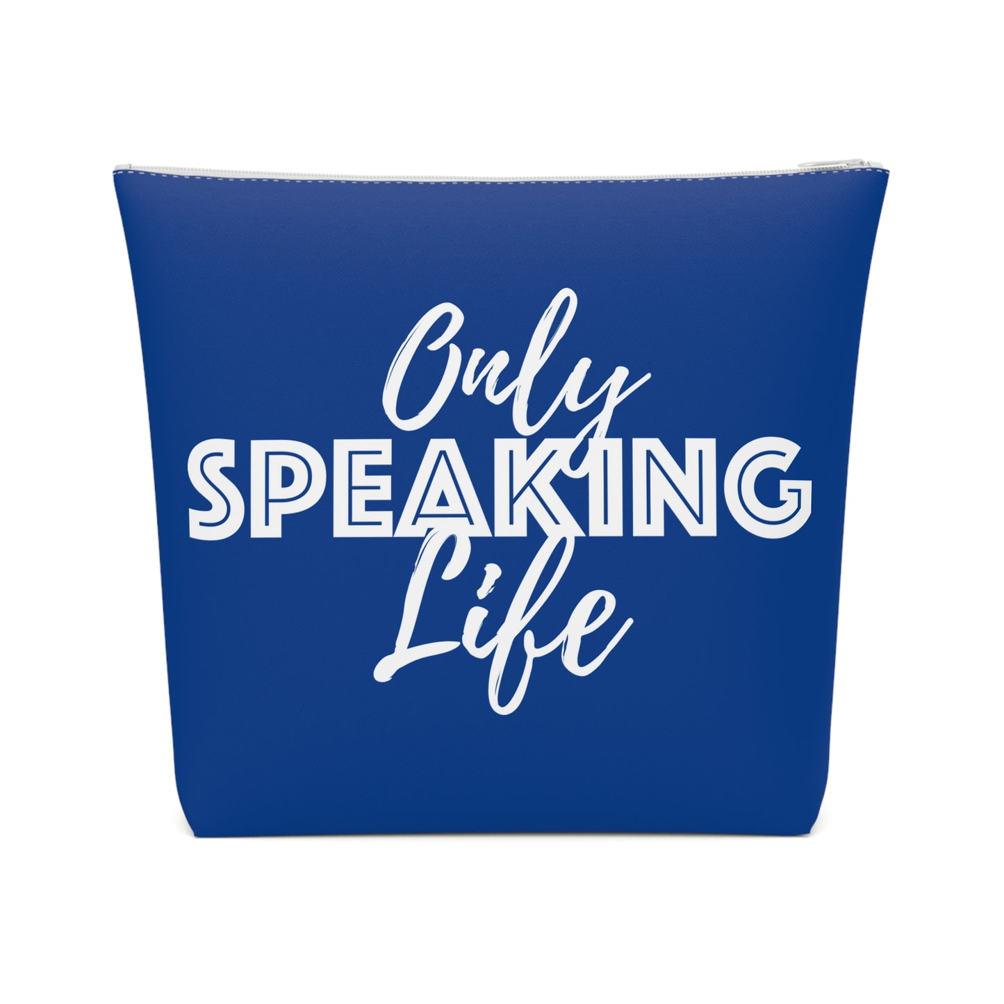 Only Speaking Life Cotton Cosmetic Bag