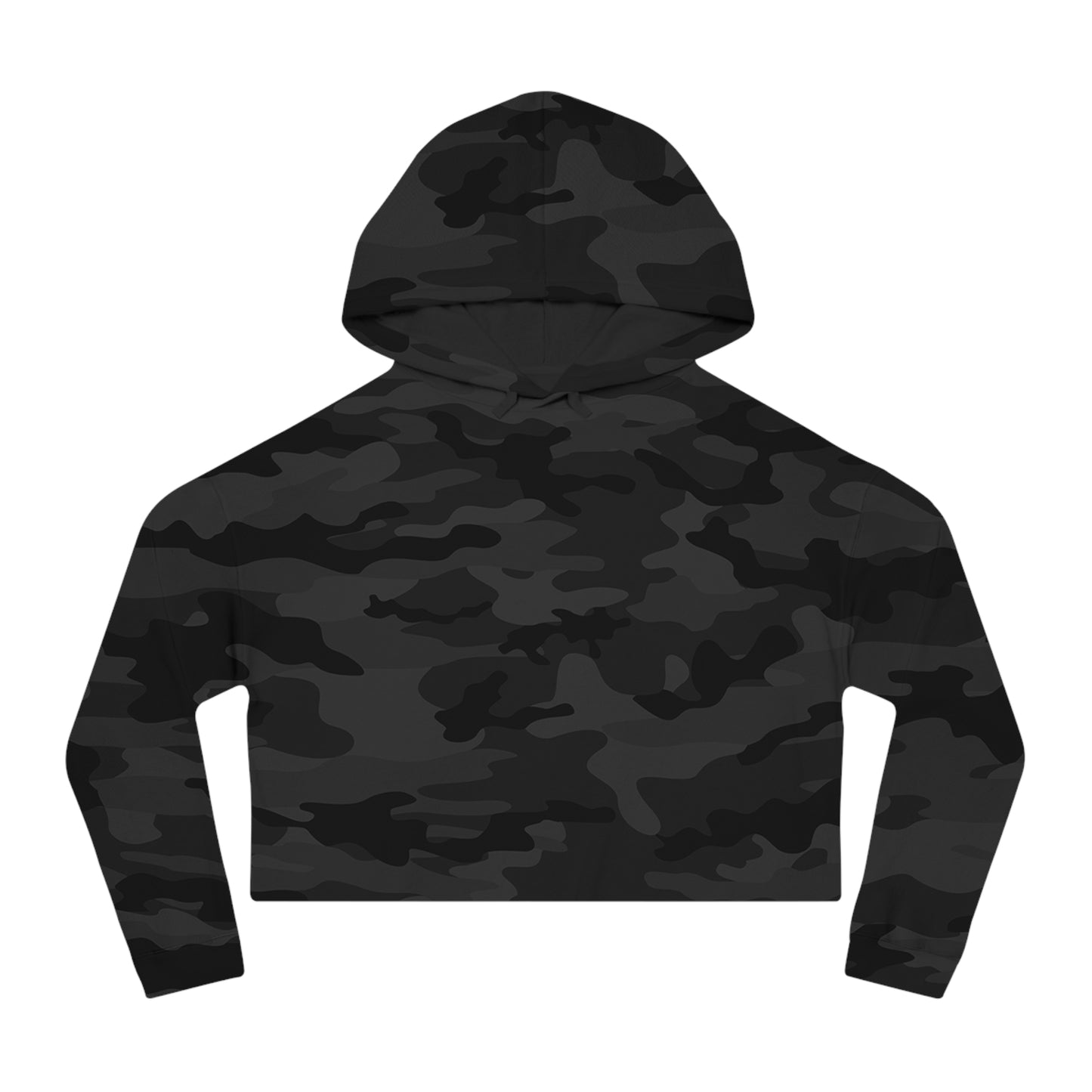 Don't Be That Person - Inspirational Women's Cropped Hooded Sweatshirt (logo on the back)