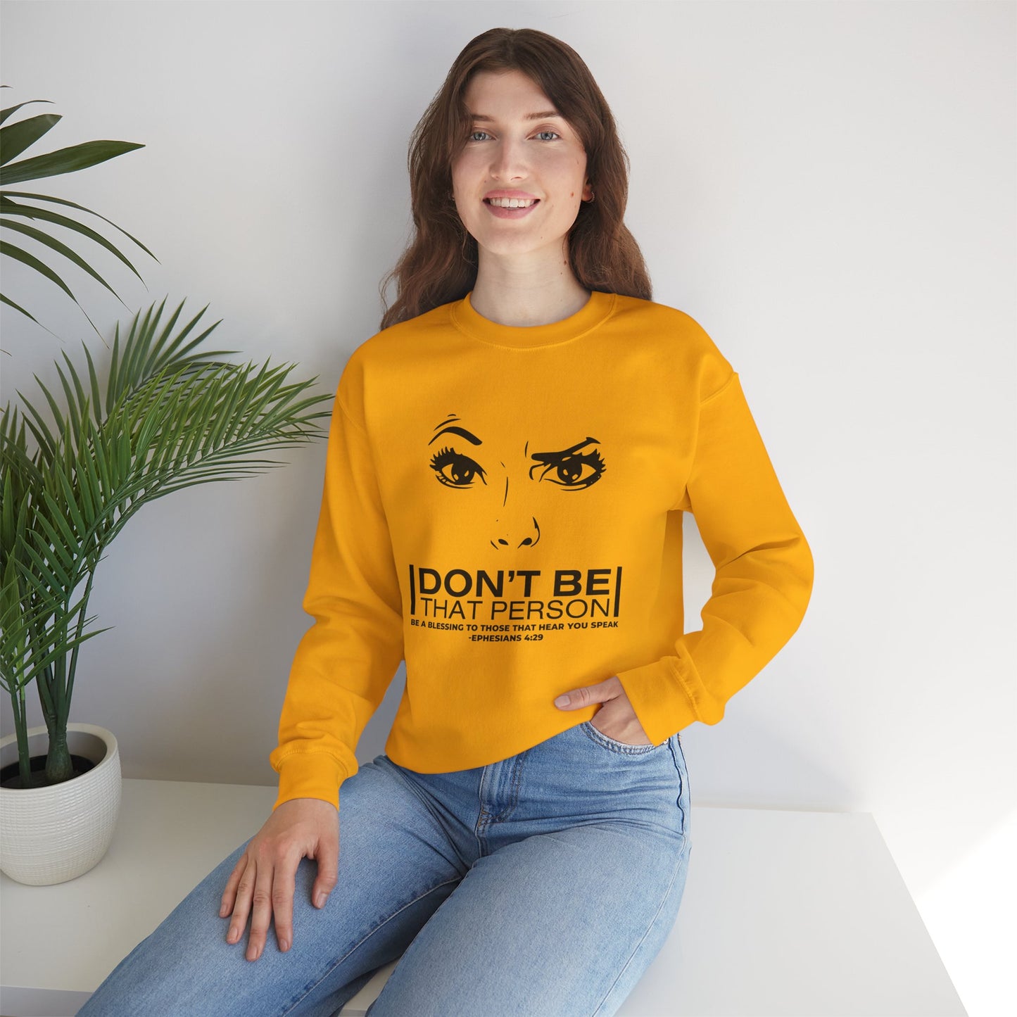 Don't Be That Person Unisex Heavy Blend™ Crewneck Sweatshirt