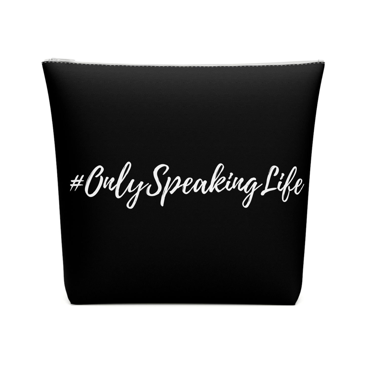 Only Speaking Life Cotton Cosmetic Bag