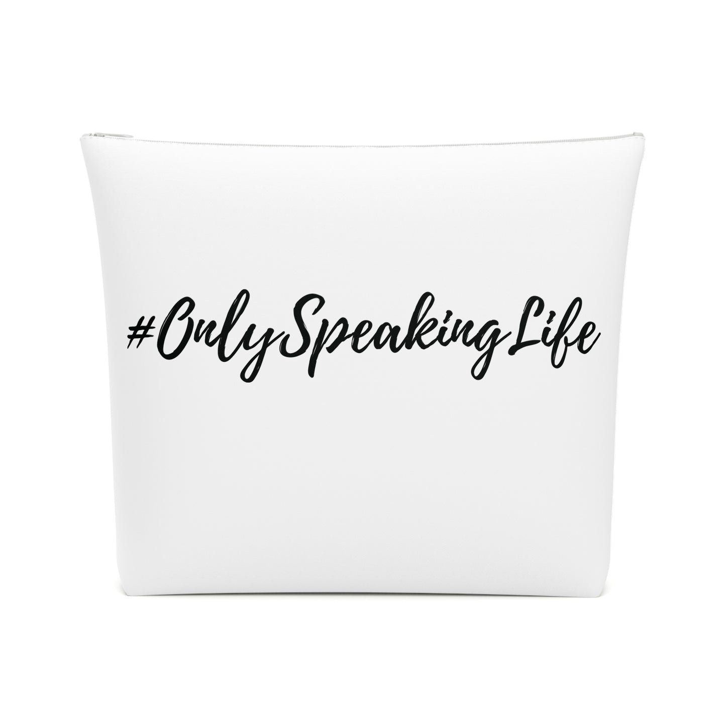 Only Speaking Life Cotton Cosmetic Bag