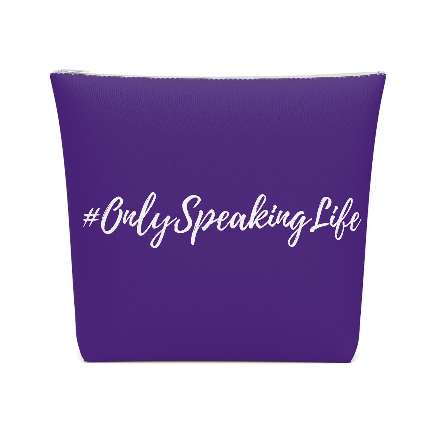 Only Speaking Life Cotton Cosmetic Bag