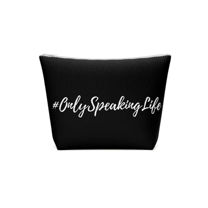 Only Speaking Life Cotton Cosmetic Bag