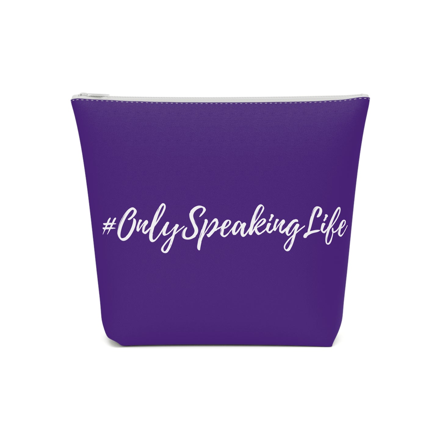 Only Speaking Life Cotton Cosmetic Bag