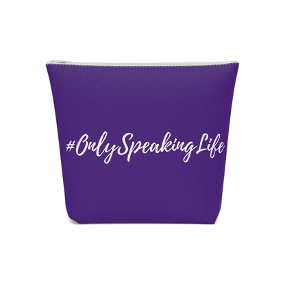 Only Speaking Life Cotton Cosmetic Bag