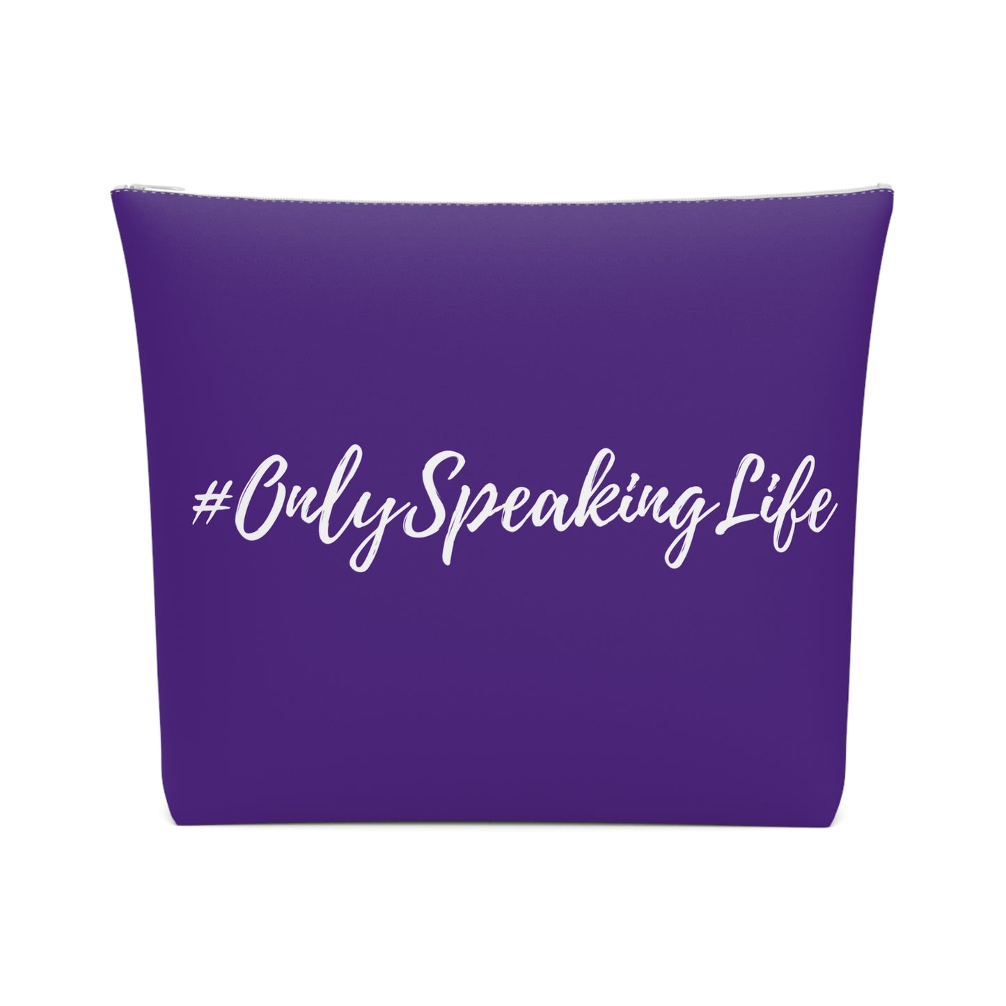 Only Speaking Life Cotton Cosmetic Bag