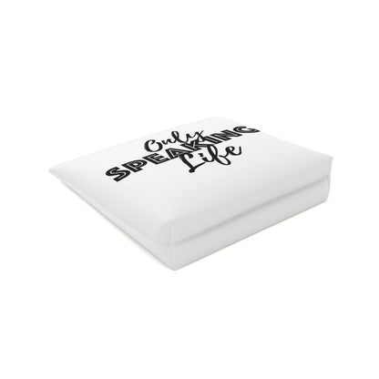 Only Speaking Life Cotton Cosmetic Bag