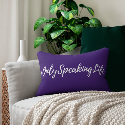 Only Speaking Life Lumbar Pillow