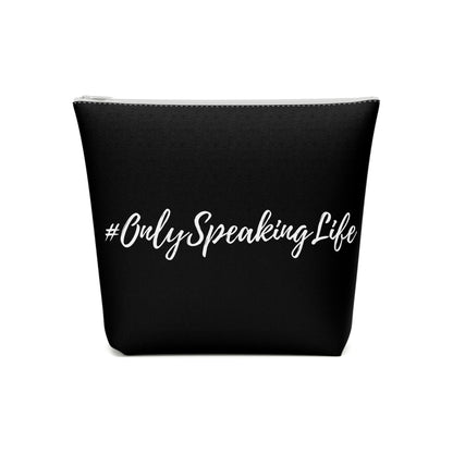 Only Speaking Life Cotton Cosmetic Bag