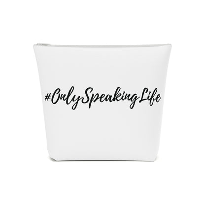 Only Speaking Life Cotton Cosmetic Bag