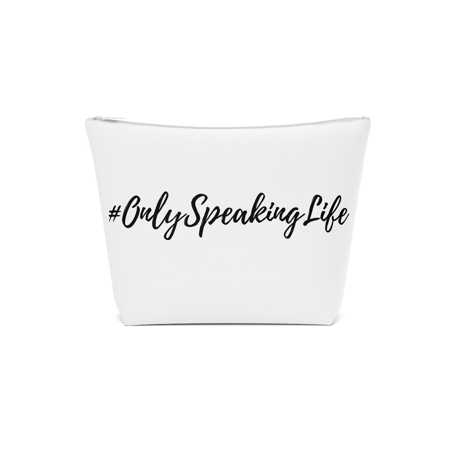 Only Speaking Life Cotton Cosmetic Bag