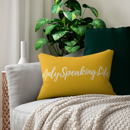 Only Speaking Life Lumbar Pillow