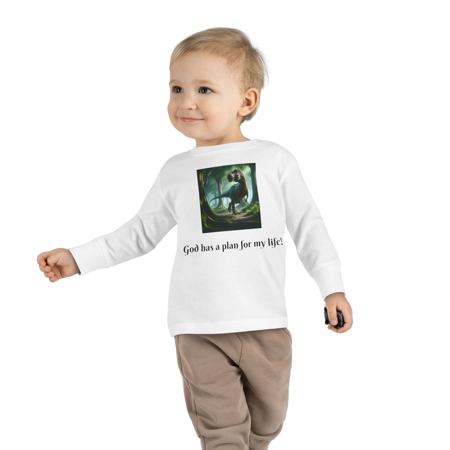 God has a plan - Toddler T-shirt - long sleeve